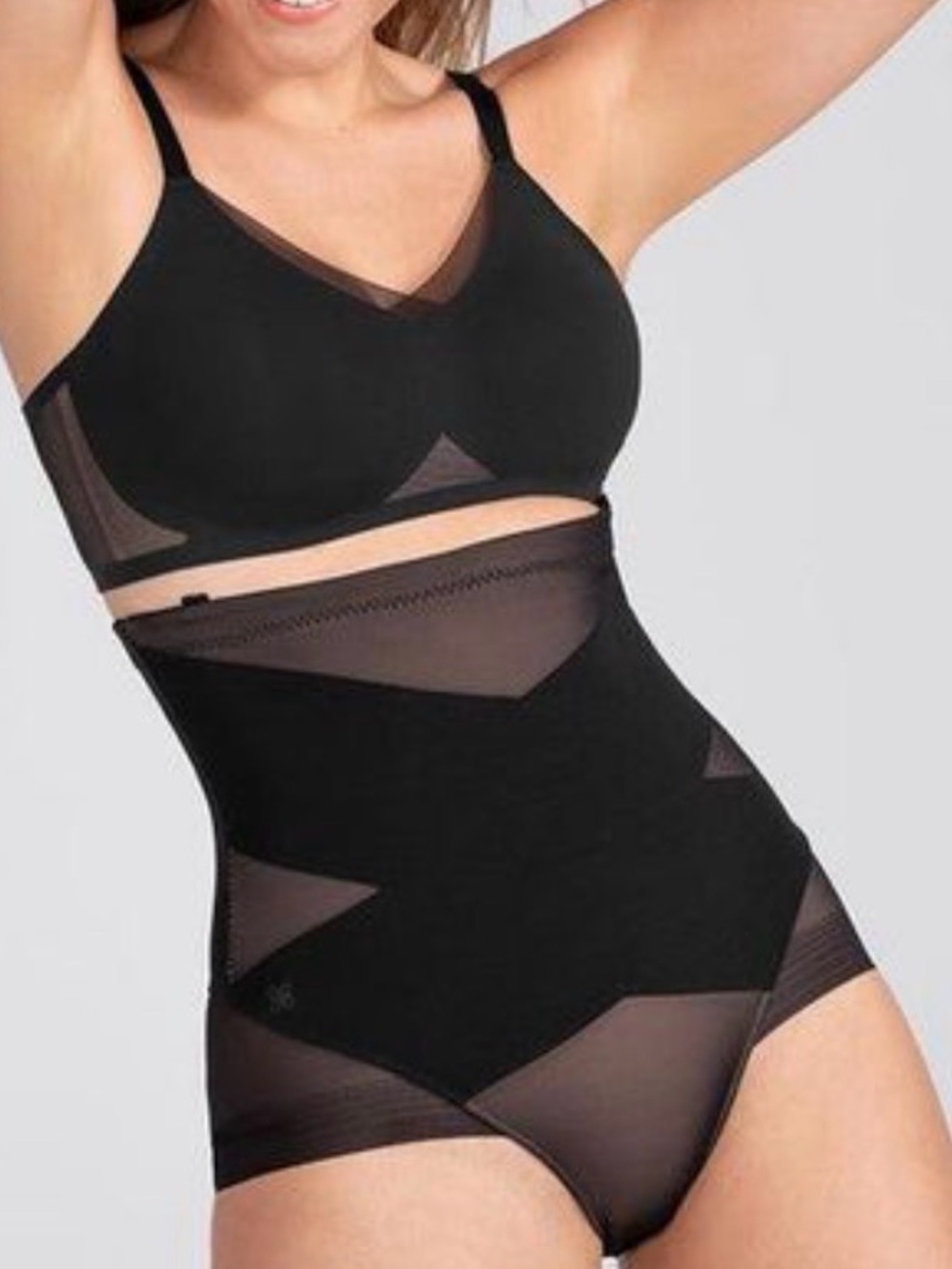 Worn once-  Honeylove Black High-Waist Shaping Briefs